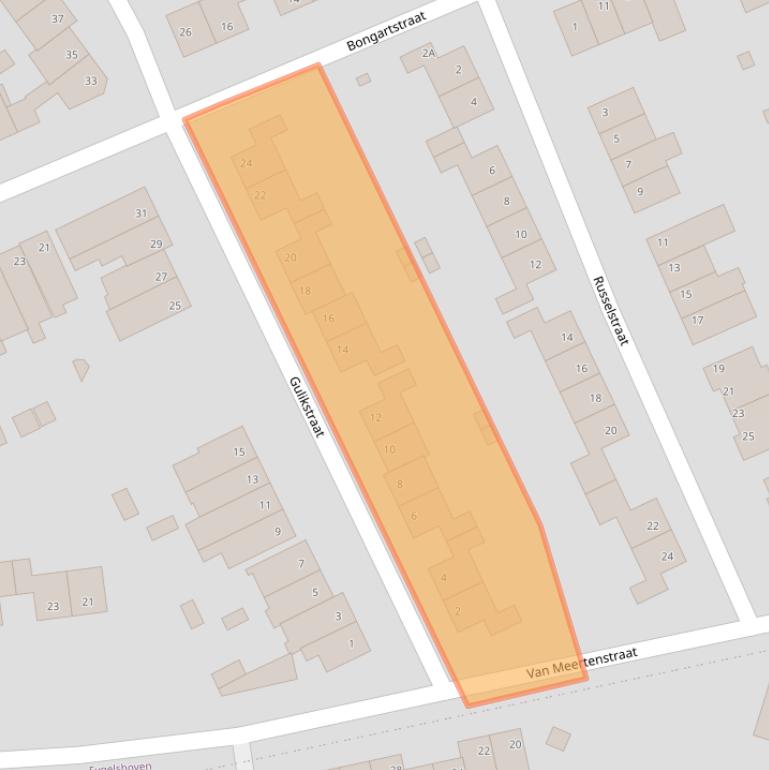 Kaart van postcodegebied 6471AL.