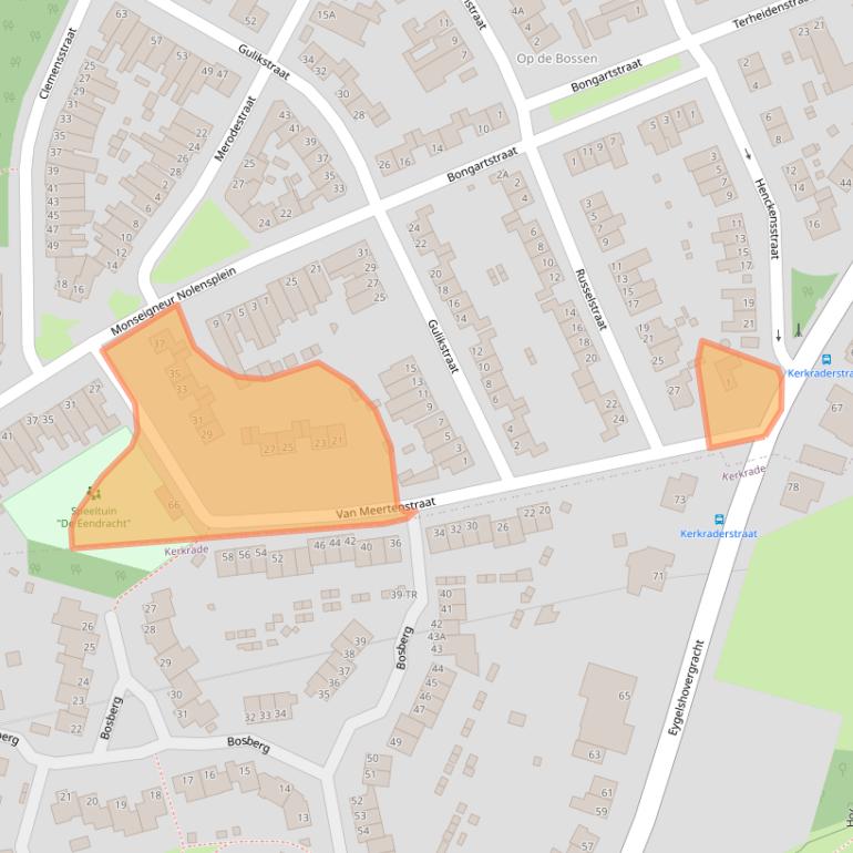 Kaart van postcodegebied 6471AN.