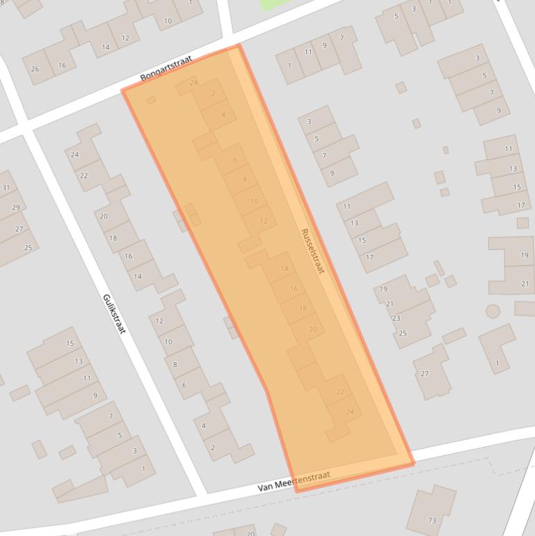 Kaart van postcodegebied 6471AS.