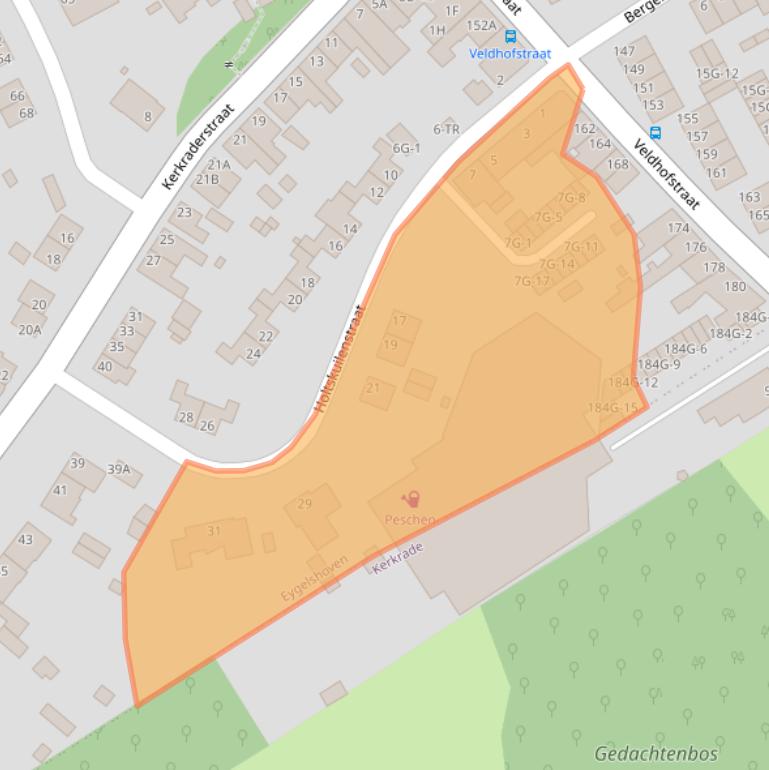 Kaart van postcodegebied 6471BM.