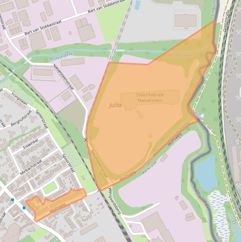 Kaart van postcodegebied 6471CP.