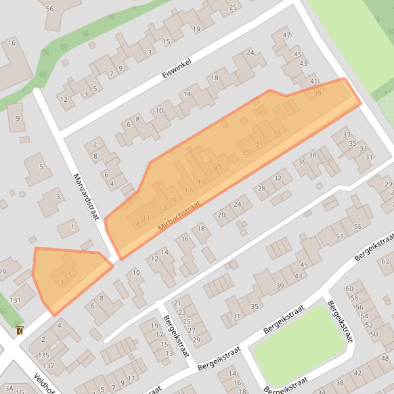 Kaart van postcodegebied 6471CW.