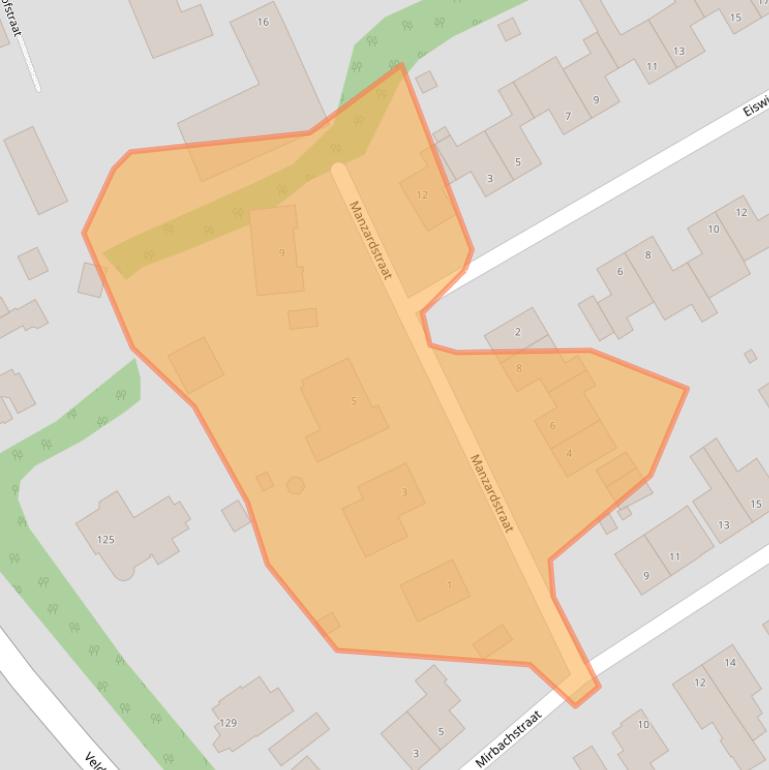 Kaart van postcodegebied 6471CZ.