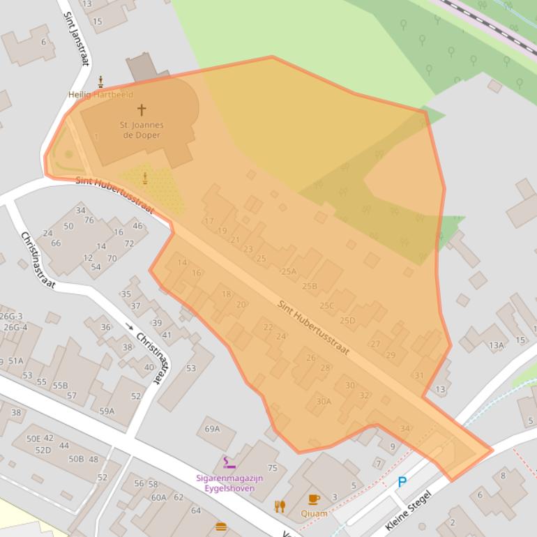 Kaart van postcodegebied 6471ES.