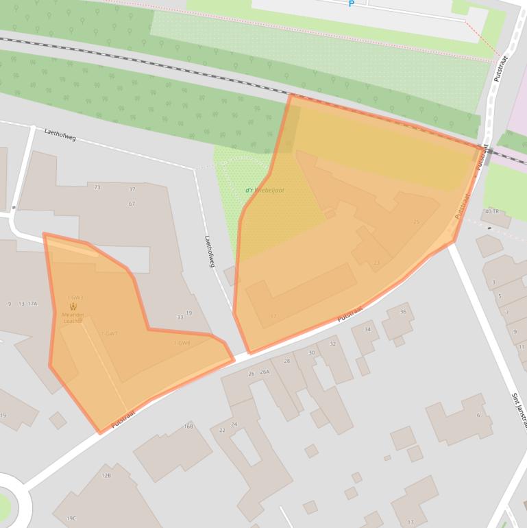 Kaart van postcodegebied 6471GB.