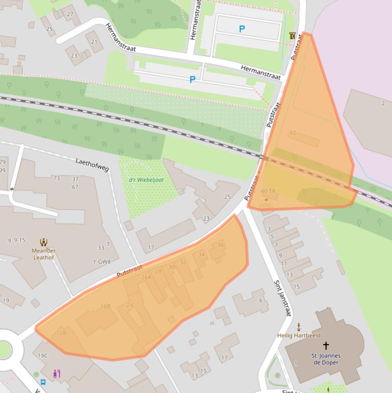 Kaart van postcodegebied 6471GC.