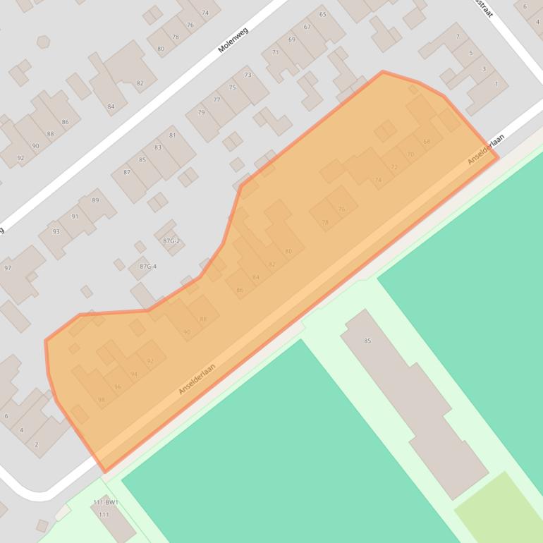 Kaart van postcodegebied 6471GN.