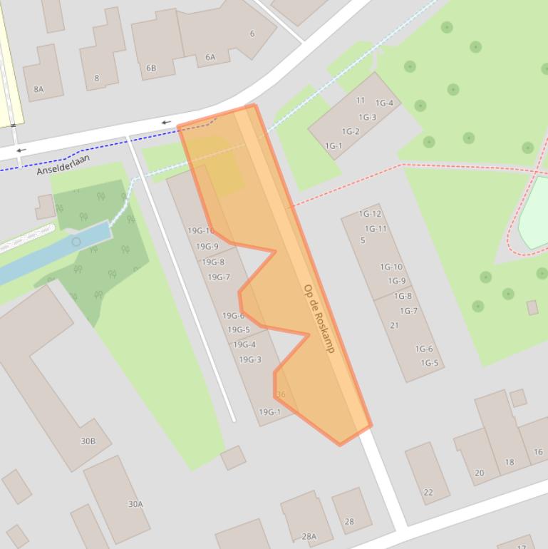 Kaart van postcodegebied 6471GR.