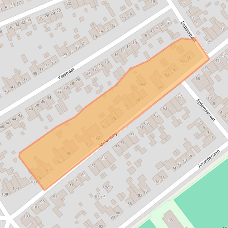 Kaart van postcodegebied 6471HE.