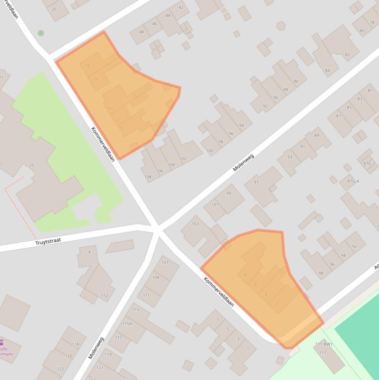 Kaart van postcodegebied 6471HL.