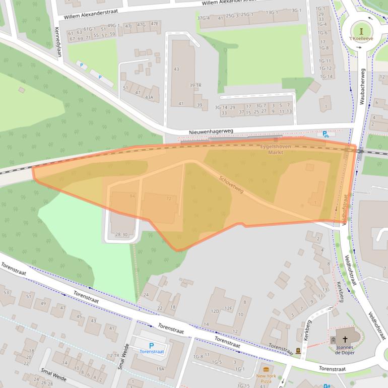 Kaart van postcodegebied 6471JR.