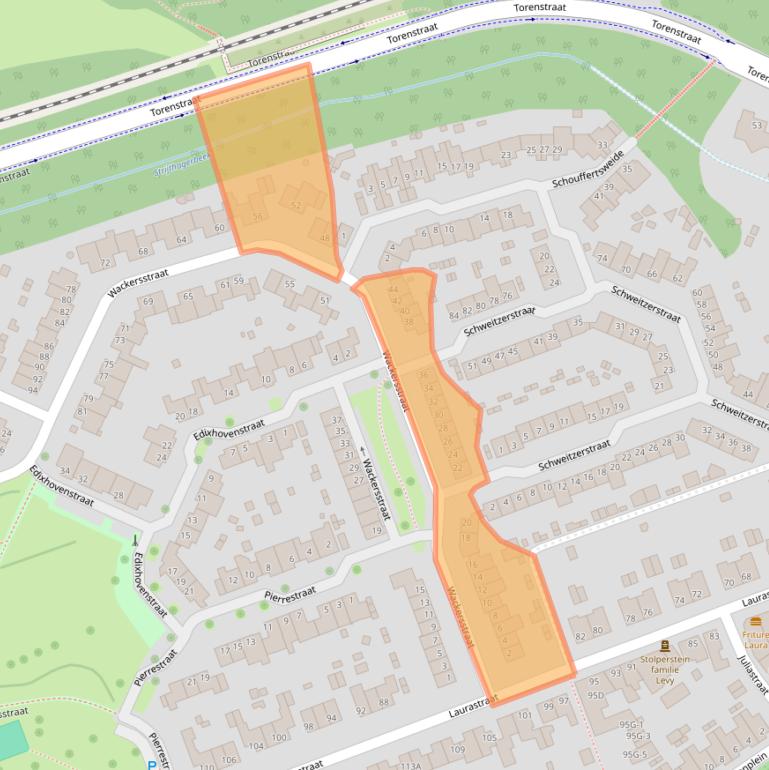 Kaart van postcodegebied 6471KA.