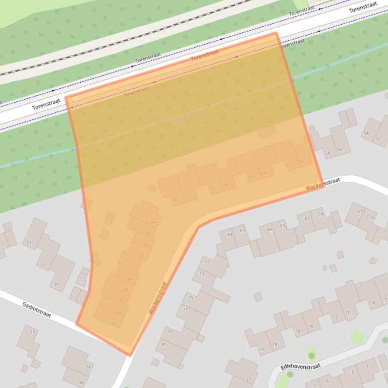 Kaart van postcodegebied 6471KB.