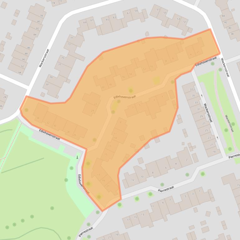 Kaart van postcodegebied 6471KJ.