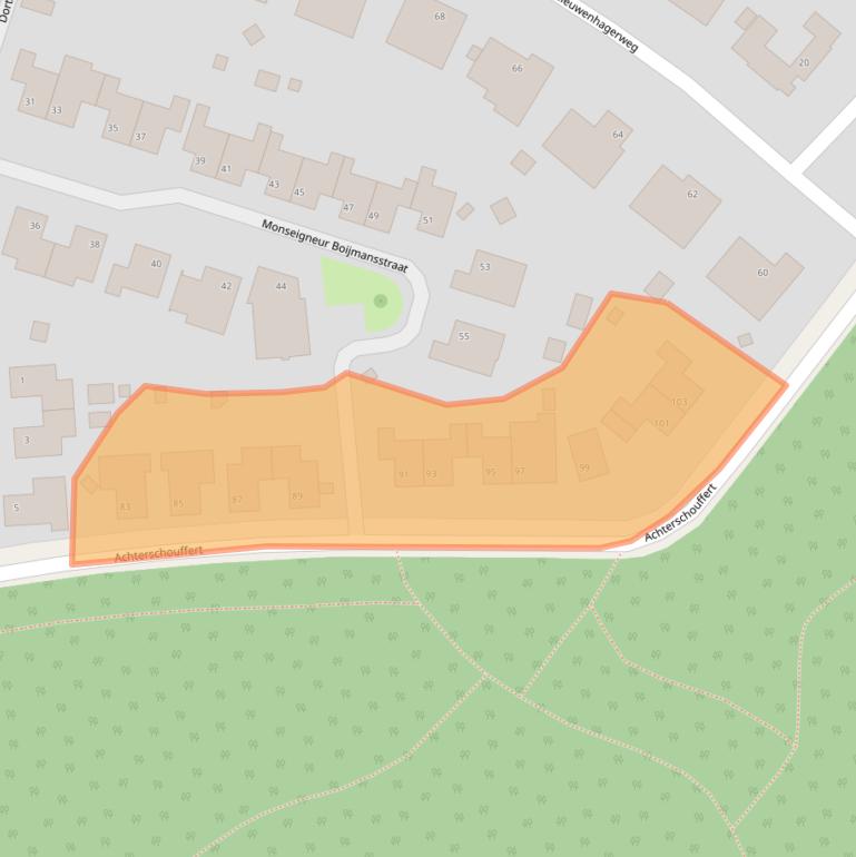 Kaart van postcodegebied 6471VC.