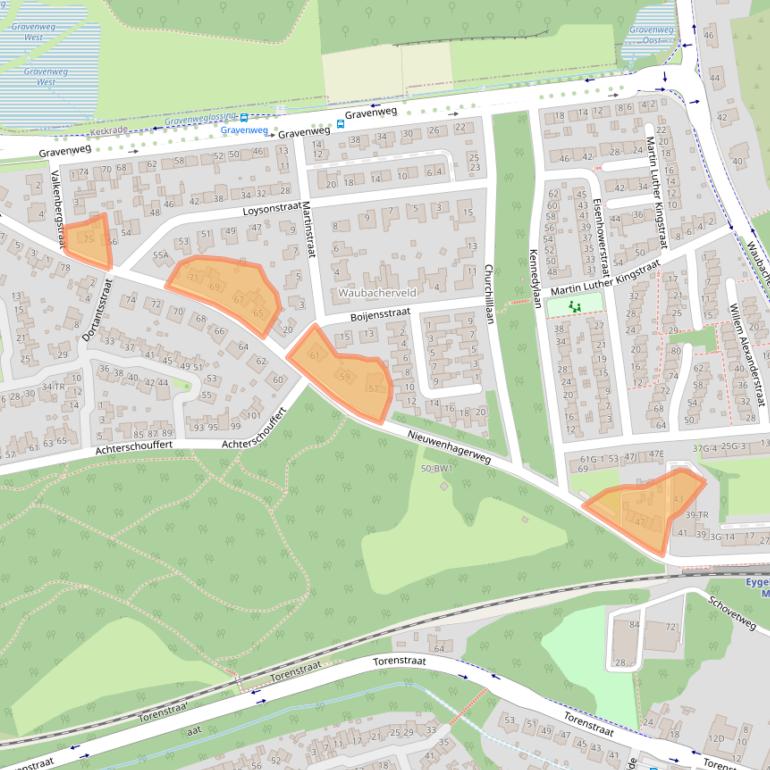 Kaart van postcodegebied 6471VK.