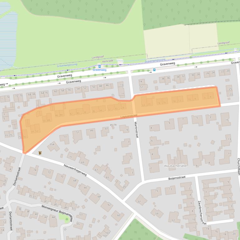 Kaart van postcodegebied 6471VN.