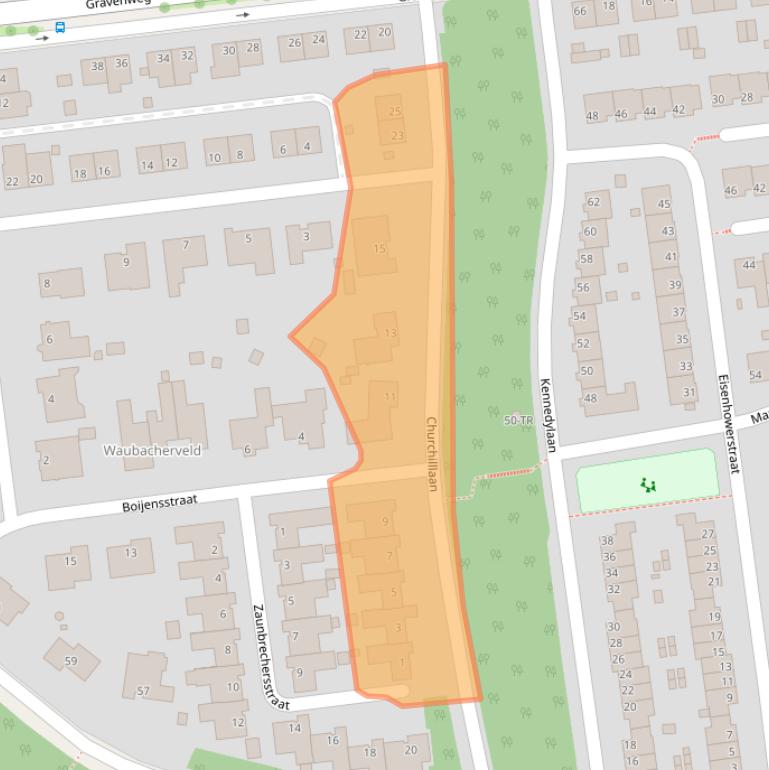 Kaart van postcodegebied 6471VT.