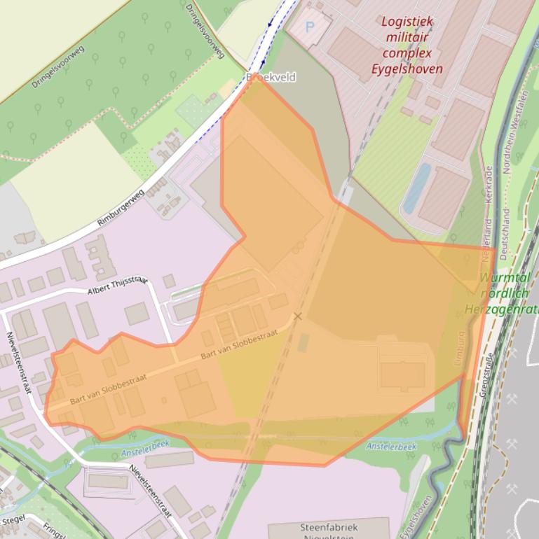 Kaart van postcodegebied 6471WV.