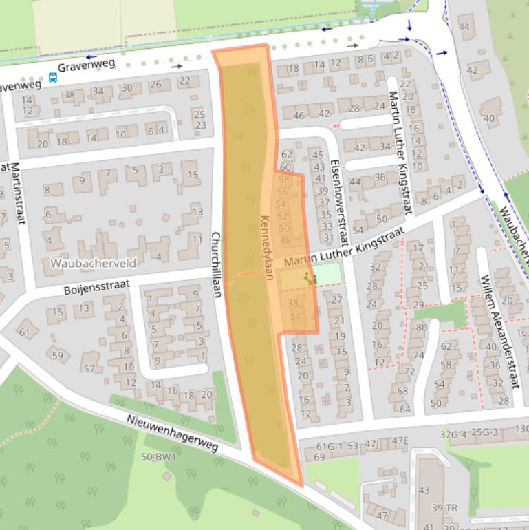 Kaart van postcodegebied 6471XB.