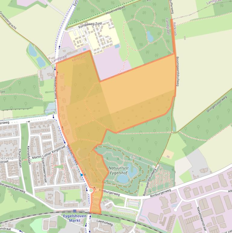 Kaart van postcodegebied 6471XV.