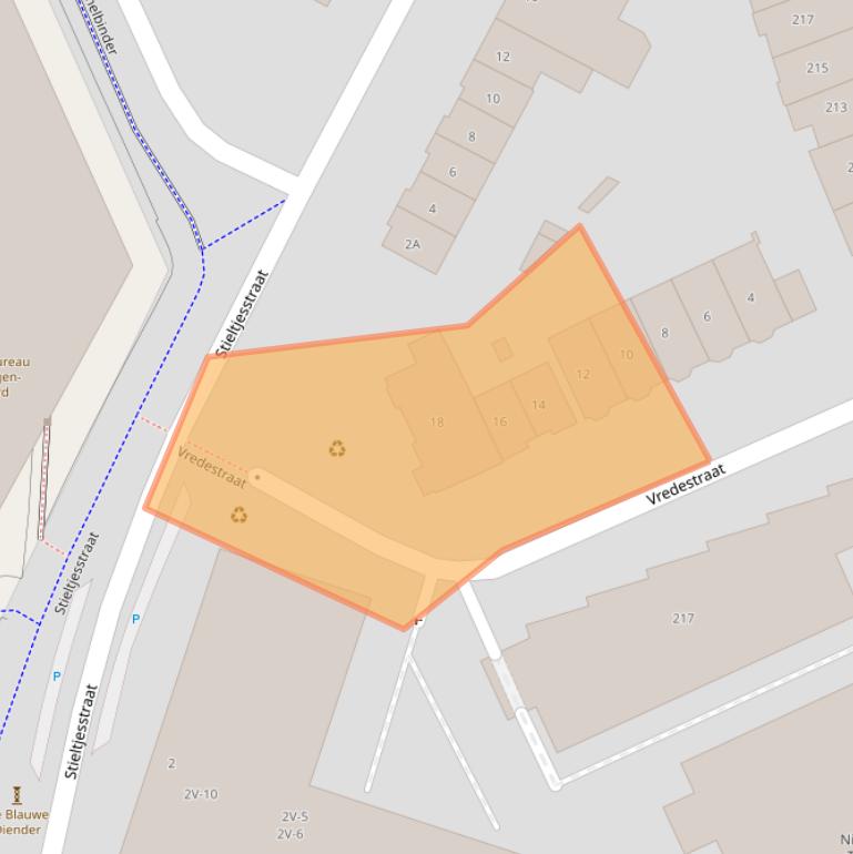 Kaart van postcodegebied 6511AG.