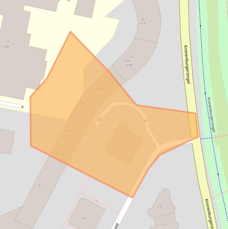 Kaart van postcodegebied 6511AK.