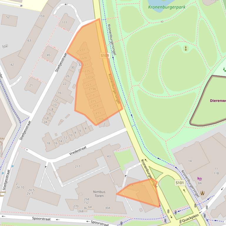 Kaart van postcodegebied 6511AR.