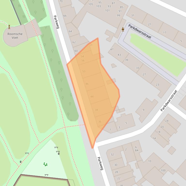 Kaart van postcodegebied 6511BH.