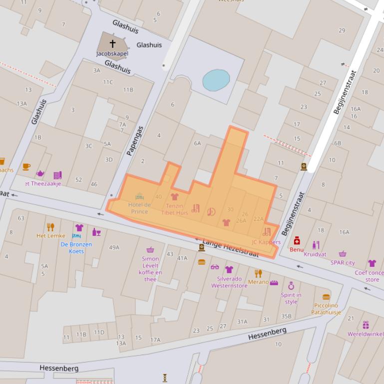 Kaart van postcodegebied 6511CK.