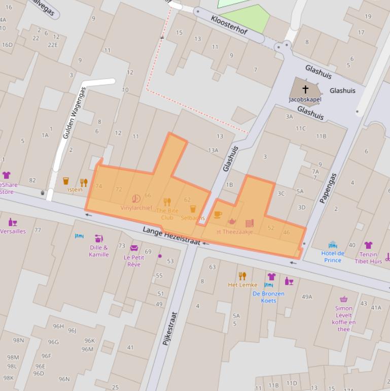 Kaart van postcodegebied 6511CL.