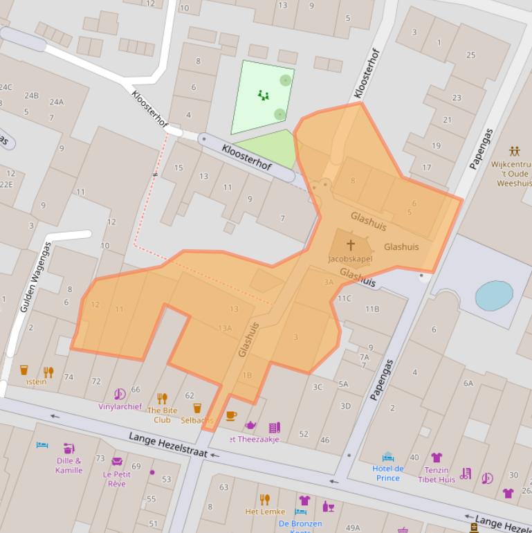 Kaart van postcodegebied 6511CR.