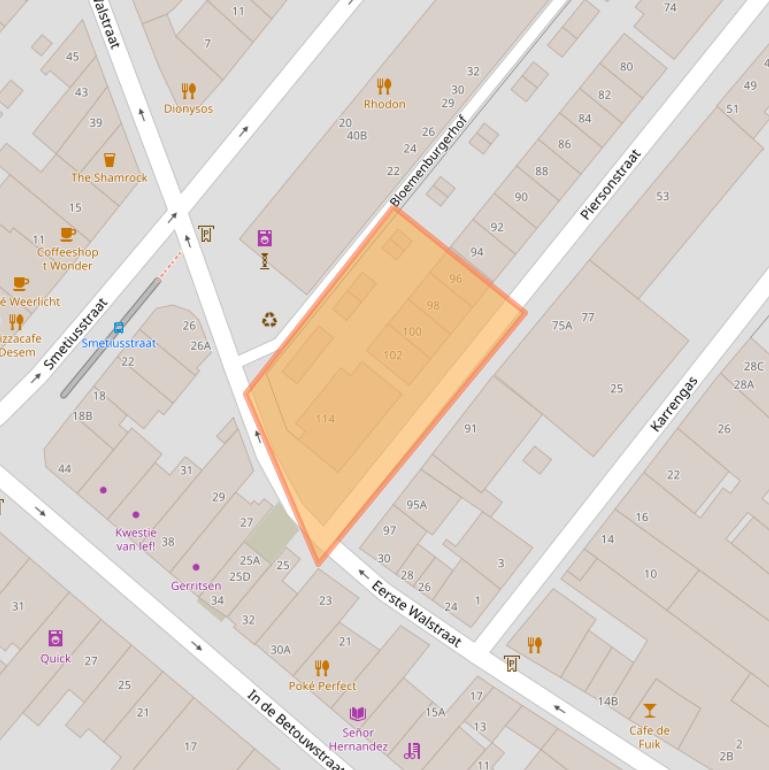 Kaart van postcodegebied 6511GN.