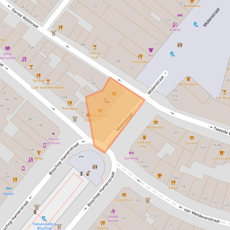 Kaart van postcodegebied 6511HN.