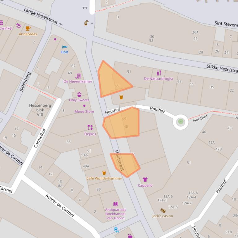 Kaart van postcodegebied 6511JP.