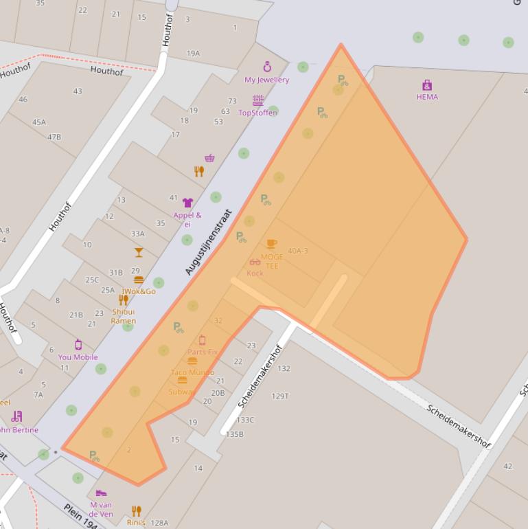 Kaart van postcodegebied 6511KG.
