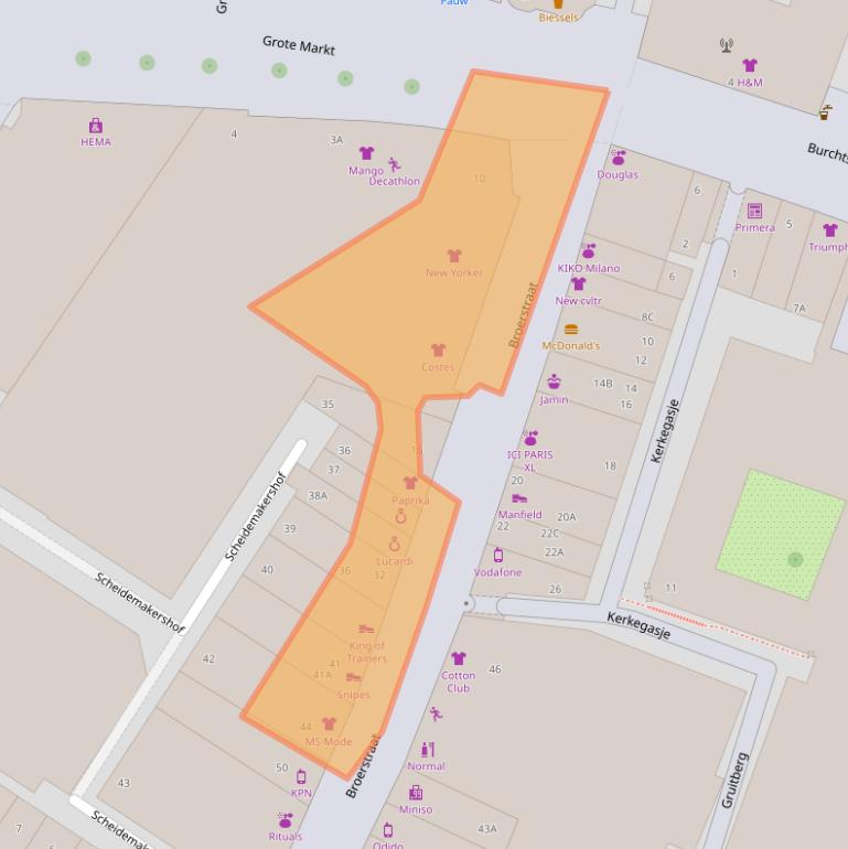 Kaart van postcodegebied 6511KN.