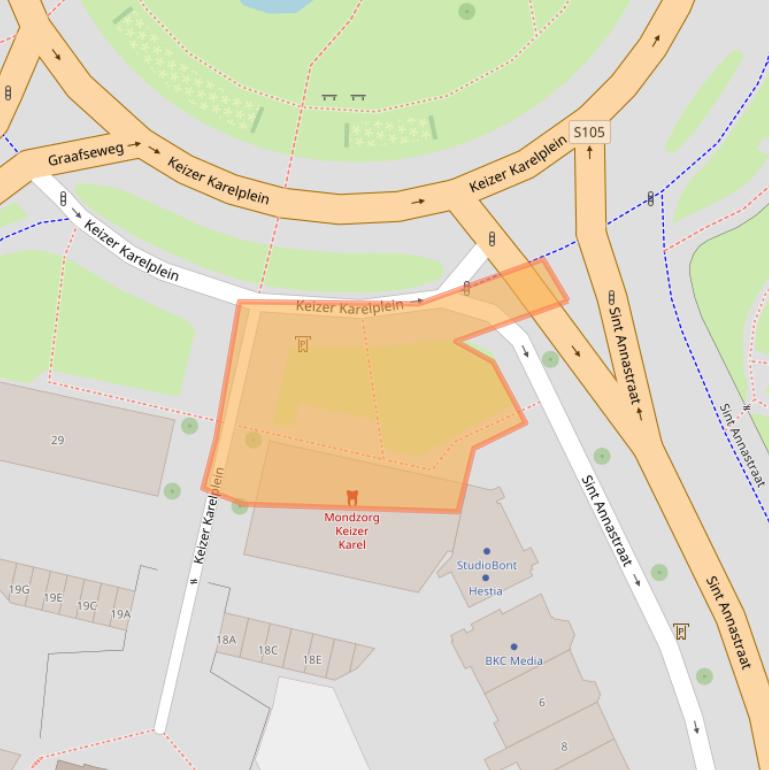 Kaart van postcodegebied 6511ND.