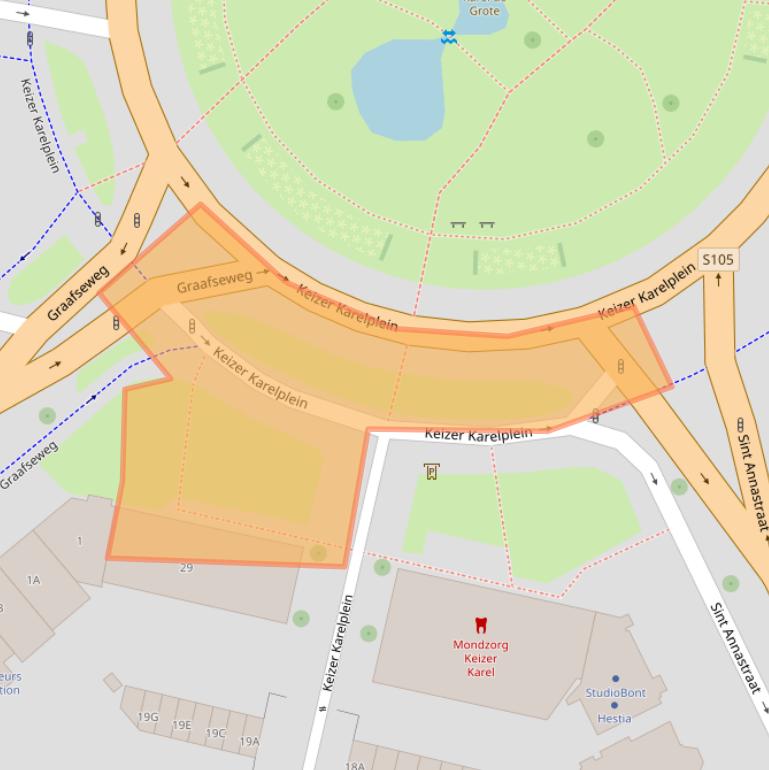 Kaart van postcodegebied 6511NG.