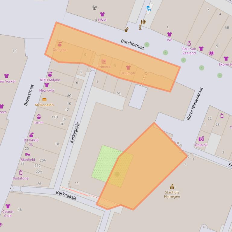 Kaart van postcodegebied 6511RD.