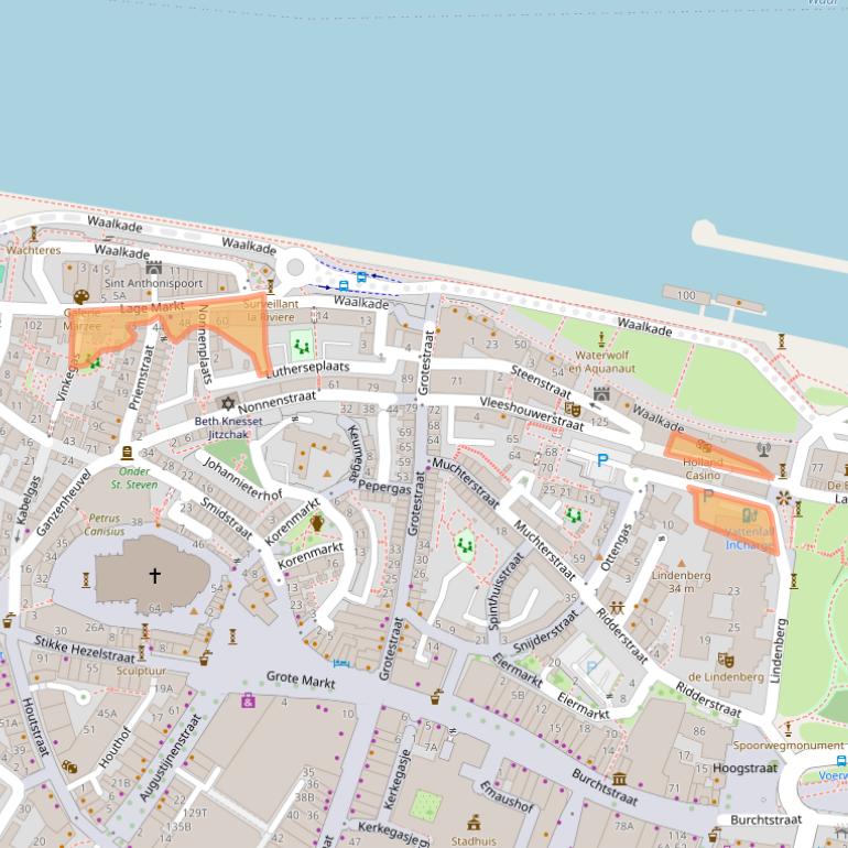 Kaart van postcodegebied 6511VL.