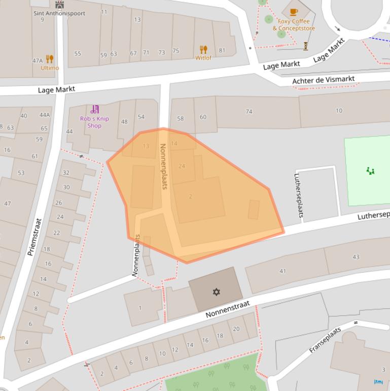 Kaart van postcodegebied 6511VM.