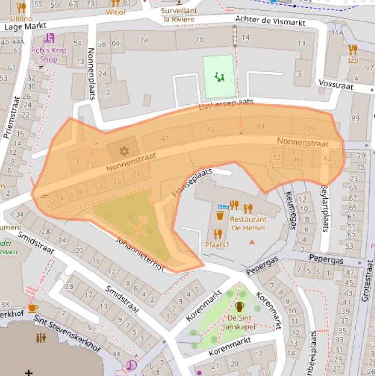 Kaart van postcodegebied 6511VN.