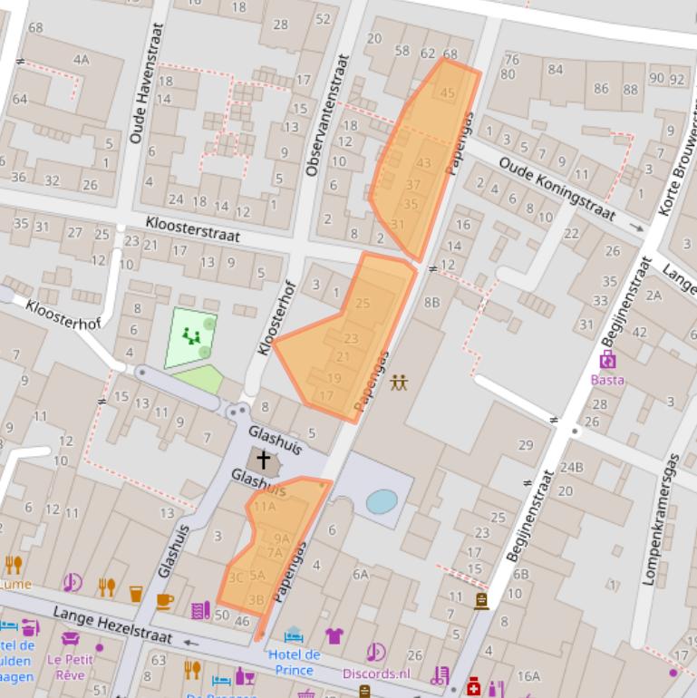Kaart van postcodegebied 6511WS.