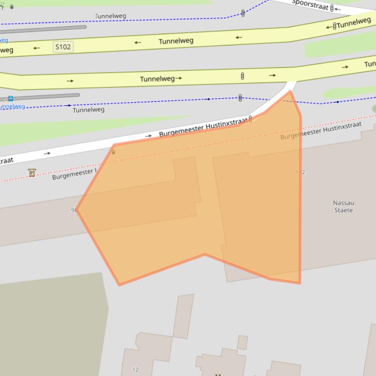 Kaart van postcodegebied 6512AG.