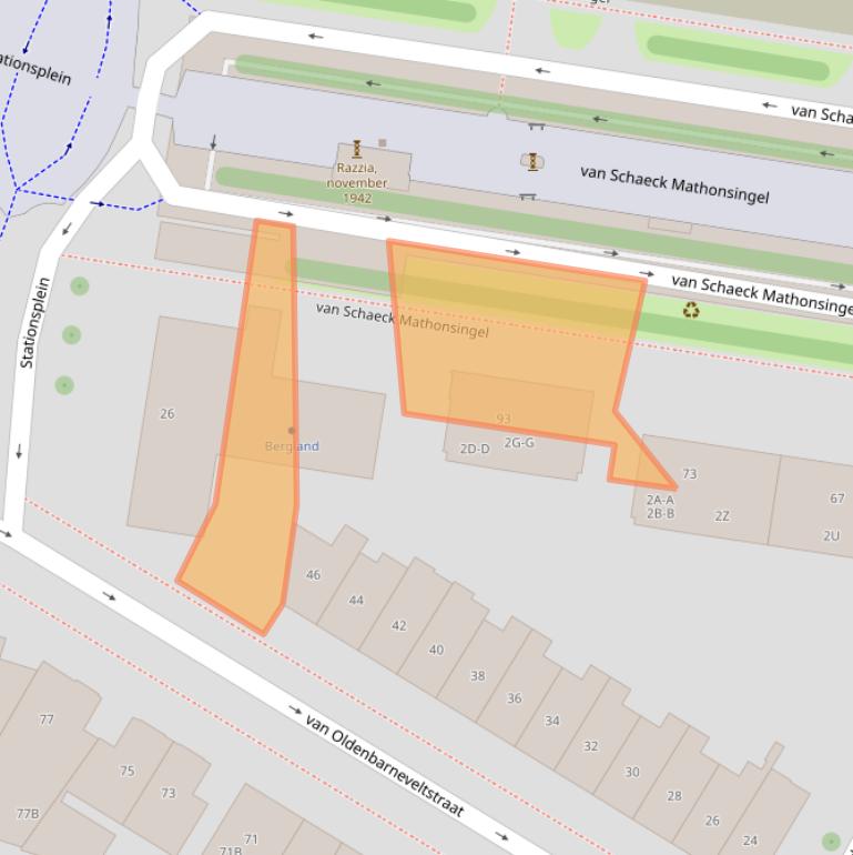 Kaart van postcodegebied 6512AL.