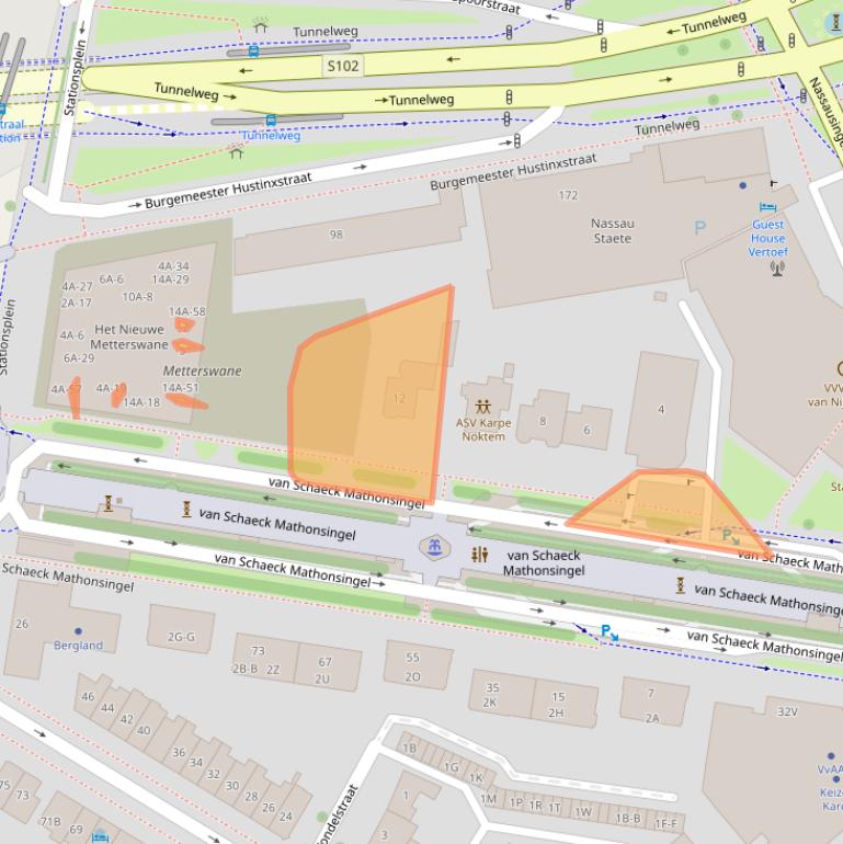 Kaart van postcodegebied 6512AR.