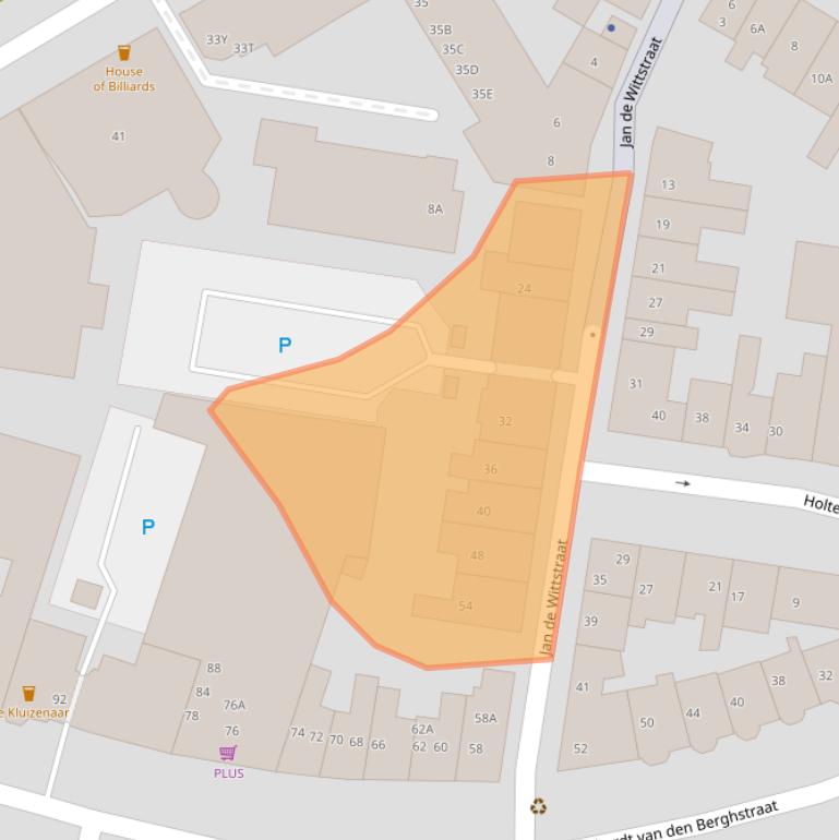 Kaart van postcodegebied 6512EK.