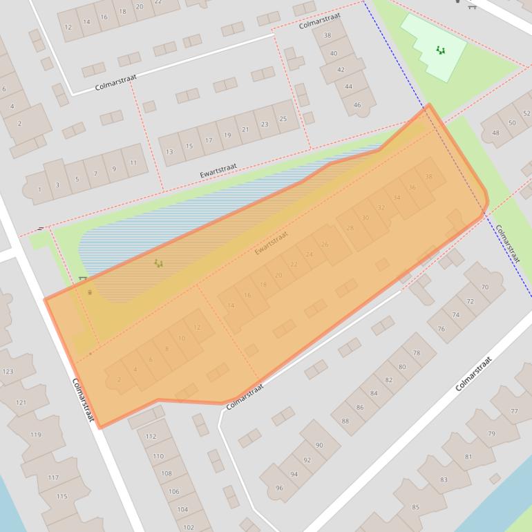 Kaart van postcodegebied 6515BB.