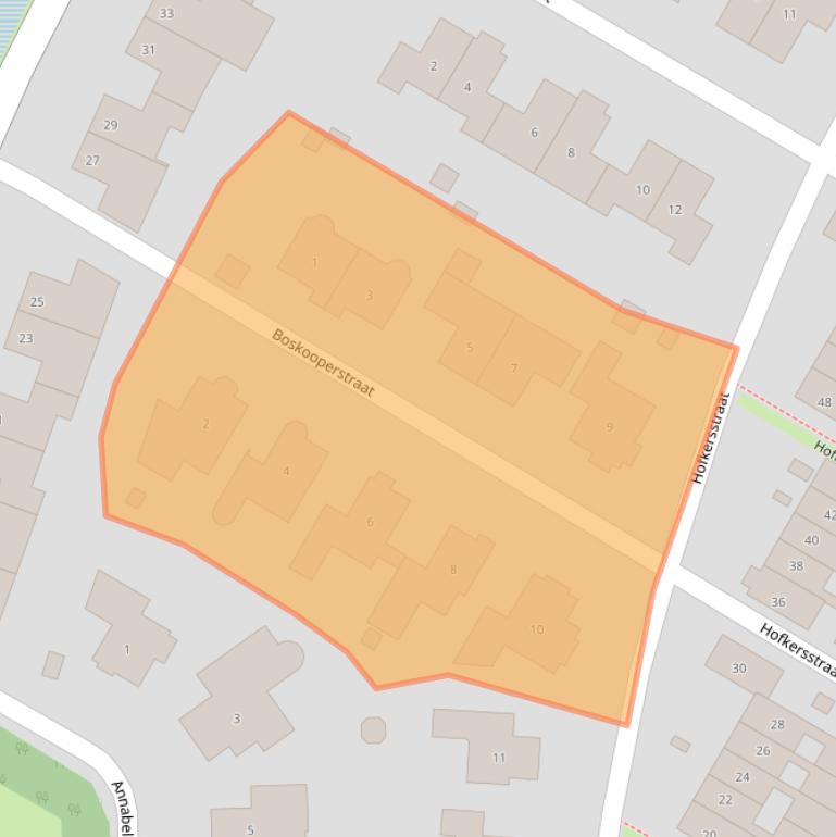 Kaart van postcodegebied 6515CE.